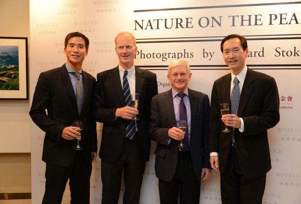 From left to right: Mr. Douglas Woo, Chairman of Wheelock and Company; Mr. Helmuth Hennig, Chairman of The Photographic Heritage Foundation; Mr. Edward Stokes, photographer and founder of The Photographic Heritage Foundation; Mr. Bernard Chan, Chairman of the Council for Sustainable Development and Board Member of The Photographic Heritage Foundation