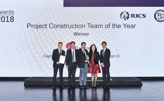會德豐地產的項目團隊和夥伴於「2018 年 RICS 香港年度大獎」勇奪多個獎項。
